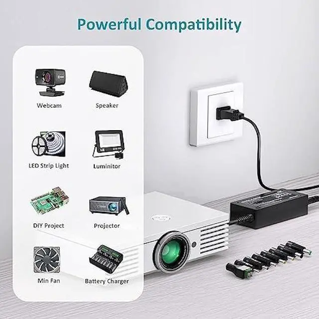 Alt view image 4 of 7 - 24V 3A Power Supply 72W AC Adapter DC 24V Power Cord Charger for LED Strip Lights Ride On Toys Massage Gun 24 Volt 3 Amp 2A 1.5A 1A 0.75A 0.7A 0.65A 0.6A 0.5A 700mA 650mA 600mA 500mA