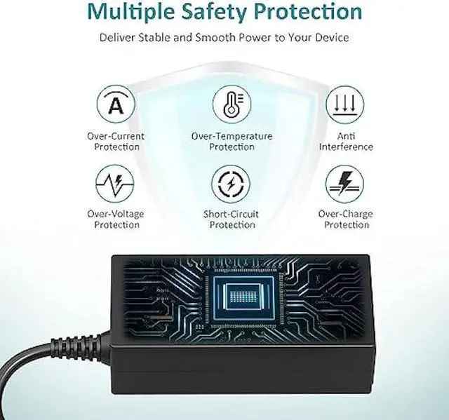 Alt view image 5 of 7 - 24V 3A Power Supply 72W AC Adapter DC 24V Power Cord Charger for LED Strip Lights Ride On Toys Massage Gun 24 Volt 3 Amp 2A 1.5A 1A 0.75A 0.7A 0.65A 0.6A 0.5A 700mA 650mA 600mA 500mA