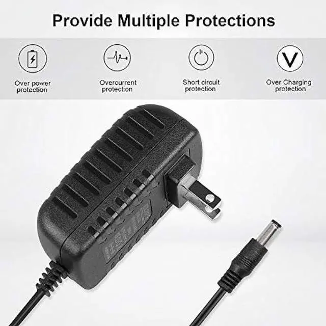 Alt view image 5 of 5 - DC 5V 2A 2000mA Power Supply Cord Charger Multi Tips 10W AC Adapter with 8 Selectable Multiple Switching Connectors for TV Box LED Lights Strip Tablets Webcam Camera Speaker Router Transformer ect