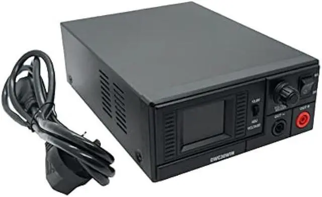 Alt view image 4 of 7 - Switching Power Supply DWC30WIN, Universal Compact 13.8 Volt DC 110V AC Home Lab AC-DC Converter Power Supply for CB/HAM Radio Mobile, Output Current 30A(Max), Liquid-Crystal Display