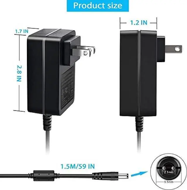 Alt view image 2 of 6 - ZIFI 16.8V 2A Charger for Massage Gun, Power Supply Adapter for Sonic Mini, Pro,Fusion X, Pro,LifePro Sonic, 14.4V 14.8V 16.8V 4-String Lithium Battery Pack