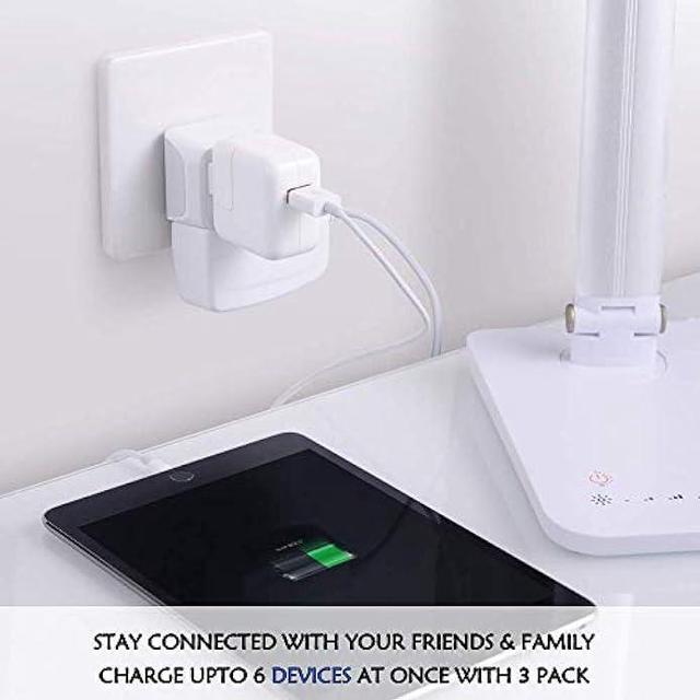 Alt view image 3 of 5 - Ceptics Turkey, Egypt, Iceland Travel Adapter Plug - Type C - Europe - 2 In 1 - Light Weight - Perfect for Cell Phones, Chargers, Cameras and More