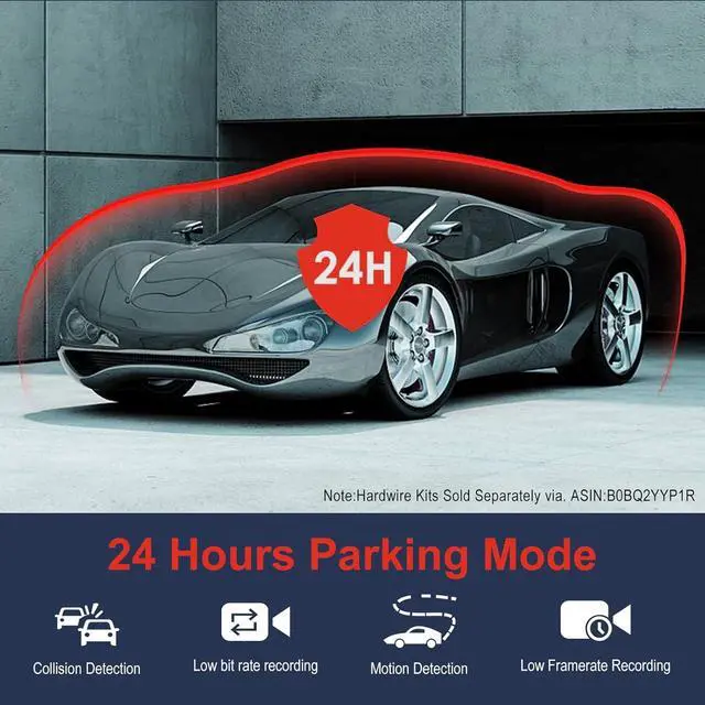 Alt view image 7 of 7 - PAPAGO G360 Dash Cam, 3 Channel WiFi Built-in GPS Dashcam, STARVIS IR Night Vision, 2K+1080P+1080P Front Inside and Rear Triple Car Camera, Loop Recording, 128GB Card, Parking Monitor (G360US)