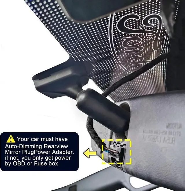 Alt view image 4 of 7 - Front 4K & Rear 1080P Dash Cam fit for Ford F150 2013-2017 F250/F350 Super Duty 2015-2019 XLT Lariat King Ranch Raptor Limited Platinum(Model B), Free App & WiFi, 128GB Card