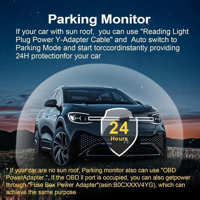 Alt view image 4 of 7 - Front 4K & Rear 1080p Dash Cam for Mazda CX5 2019-2025 & CX-9 2020-2025 2.5S Select Preferred Carbon Edition Plus Turbo Signature Touring Signature Grand Touring Sport, WiFi & App, 128GB Card