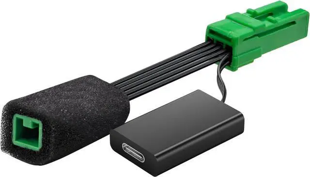 Main image of Dashcam Power Adapter 3 Pin (Model A) Custom for Volvo XC40 XC60 XC90 S60 V60 C40 and More,Hide The Wires, GPS Radar Mirror Camera Dash Cam Adapter Cable, Connects to Rearview Mirror (Hidden)