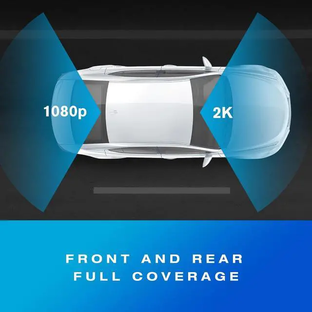 Alt view image 5 of 7 - Type S T200 AI Driver Assistance Dash Cam Powered by ADAS, 1440p, Collision Alerts, Lane and Pedestrian Detection, Vehicle Departure Reminders, Front Rear 2 Channel Smart 24/7 Video Surveillance