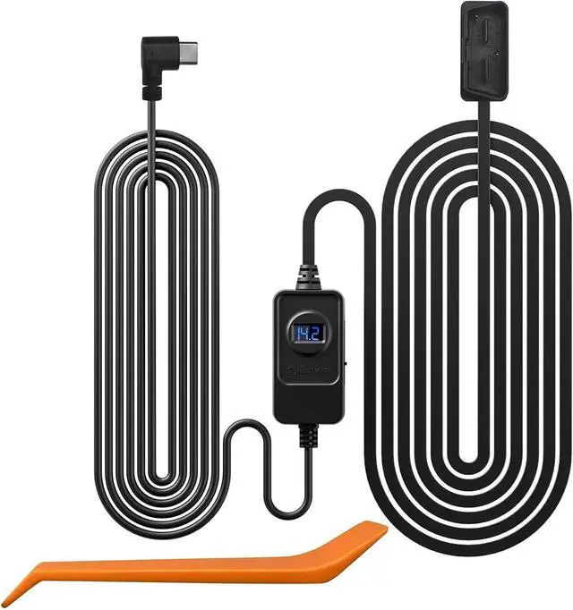 Main image of REDTIGER Dash Cam OBD Hardwire Kit Power Cable Type USB C Port,10FT 12V-24V to 5V,for Dash Camera, Low Voltage Protection