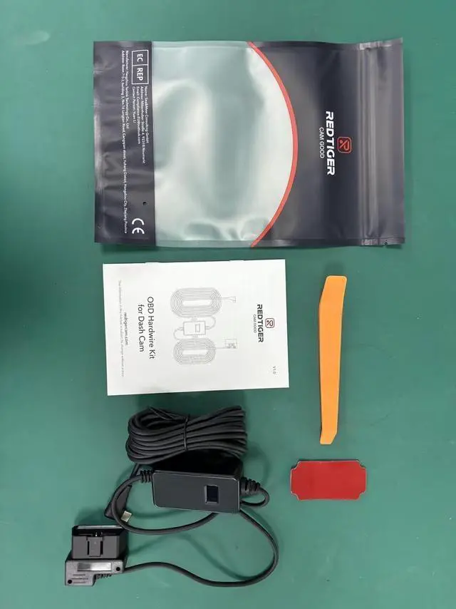 Alt view image 7 of 7 - REDTIGER Dash Cam OBD Hardwire Kit Power Cable Type USB C Port,10FT 12V-24V to 5V,for Dash Camera, Low Voltage Protection