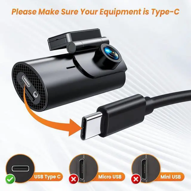 Alt view image 2 of 6 - GKU Dash Cam Hardwire Kit, Acc Hard Wire Car Camera Charger Cable Kit 12V- 24V to 5V Car Dash Camera Charger Power Cord with Battery Drain Protection (Hardwire kit)