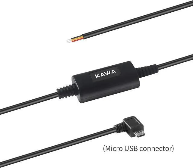 Alt view image 6 of 7 - KAWA Dash Cam Hardwire Kit, Compatible with D6 / D5 Dash Cam