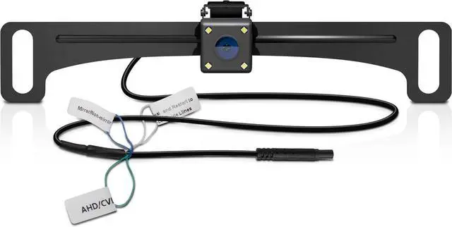 Main image of BOSS Audio Systems ELPC40B Backup Car Truck Rearview Reverse Camera - License Plate Mount, 170° Wide Angle Rear View, Low Light Visibility Back Up Cam