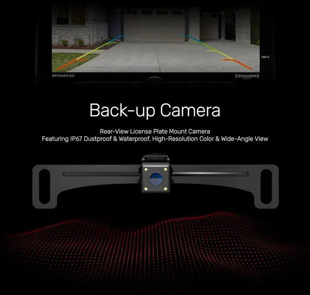 Alt view image 4 of 7 - BOSS Audio Systems ELPC40B Backup Car Truck Rearview Reverse Camera - License Plate Mount, 170° Wide Angle Rear View, Low Light Visibility Back Up Cam