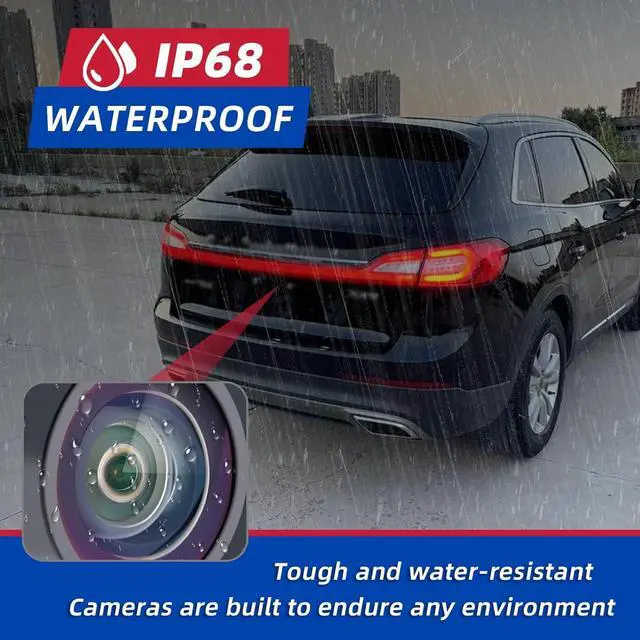 Alt view image 6 of 7 - Rear View Backup Camera Compatible with Ford Edge 2011 2012 2013 2014 2015 Lincoln MKX 2011 2012 2013 Parking Assist Camera Replace# BT4Z-19G490-B FL1T-19G490-AC