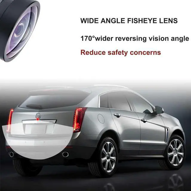 Alt view image 4 of 6 - Rear View Backup Camera Compatible with Cadillac SRX 2010 2011 2012 2013 2014 2015 Park Assist Camera Replaces# 23205689 15926122 20910350 22915398