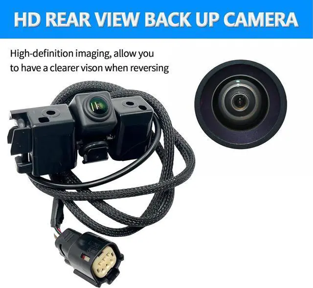 Alt view image 3 of 7 - Rear View Back Up Camera Reverse Park Assist Camera Compatible with Chevy Colorado 2017-2018 GMC Canyon 2015-2019 Replaces 84143039