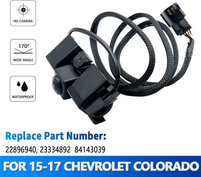 Alt view image 4 of 7 - Rear View Back Up Camera Reverse Park Assist Camera Compatible with Chevy Colorado 2017-2018 GMC Canyon 2015-2019 Replaces 84143039