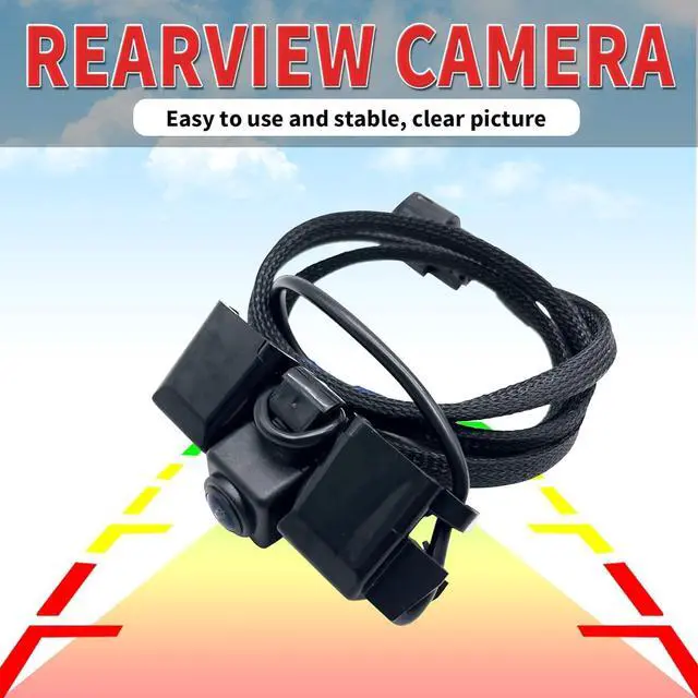 Alt view image 5 of 7 - Rear View Back Up Camera Reverse Park Assist Camera Compatible with Chevy Colorado 2017-2018 GMC Canyon 2015-2019 Replaces 84143039