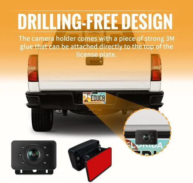 Alt view image 4 of 6 - Wireless Backup Camera Systems WM1 high Definition 1080P Night Vision 4.3inches Monitor Wireless Rear View Camera for Cars sedans s-u-vs Pickups Vans