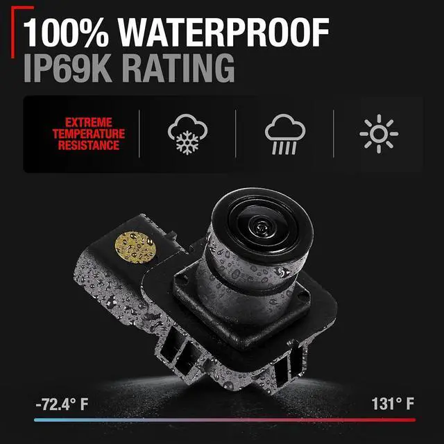 Alt view image 4 of 6 - Rear View Backup Camera - Compatible with 2014-2016 Ford Escape - Reverse Park Assist Camera - OEM EJ5Z-19G490-A, 590-419, FO1960165