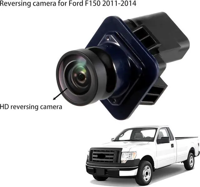 Alt view image 4 of 7 - Fits F150 2010-2014 Rear View Backup, for Mustang 2015-2020, 2015-2019 MKC, Parking Assist Camera 170°Ultra Wide Angle HD Night Vision Waterproof, Replaces EL3Z-19G490-D BL3Z-19G490-B R