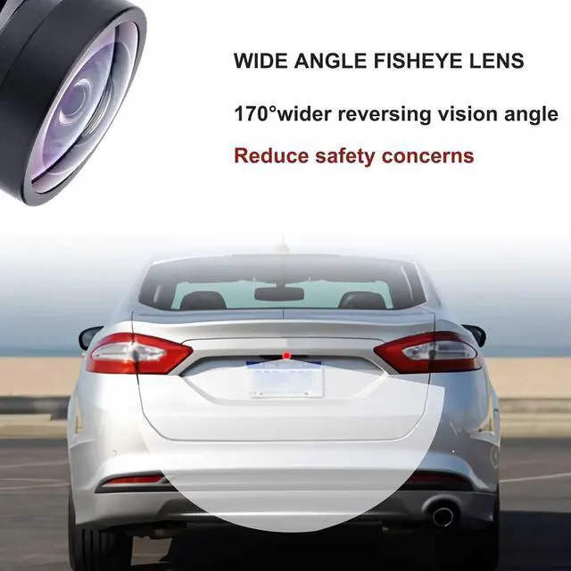 Alt view image 4 of 6 - Backup Camera Compatible with Ford Fusion 2013 2014 2015 2016 Parking Assist Rear View Camera Replace# ES7Z-19G490-A