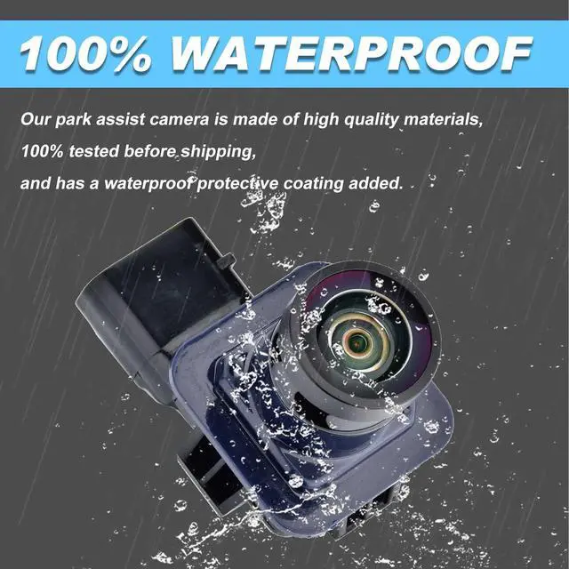 Alt view image 6 of 6 - Backup Camera Compatible with Ford Fusion 2013 2014 2015 2016 Parking Assist Rear View Camera Replace# ES7Z-19G490-A