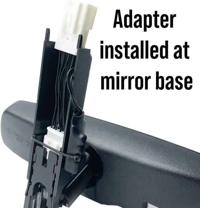 Alt view image 4 of 7 - Dongar Dashcam Power Adapter (14-pin Type A) for Toyota Vehicles. Compatible with 2nd Gen Tacoma 2005-2015 with Backup Camera Mirror & More. Built-in USB Power Source, Easy to Install
