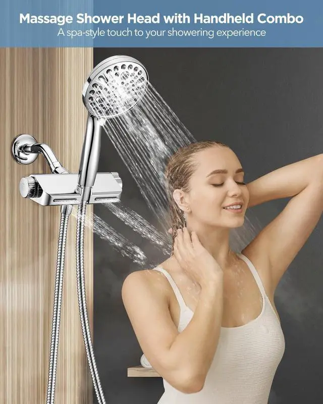 Alt view image 5 of 5 - Shower Head Filter Replacement Cartridge for MakeFit Filtered Shower Head with Handheld Combo-SSJ731/SW9730 (2-PACK)