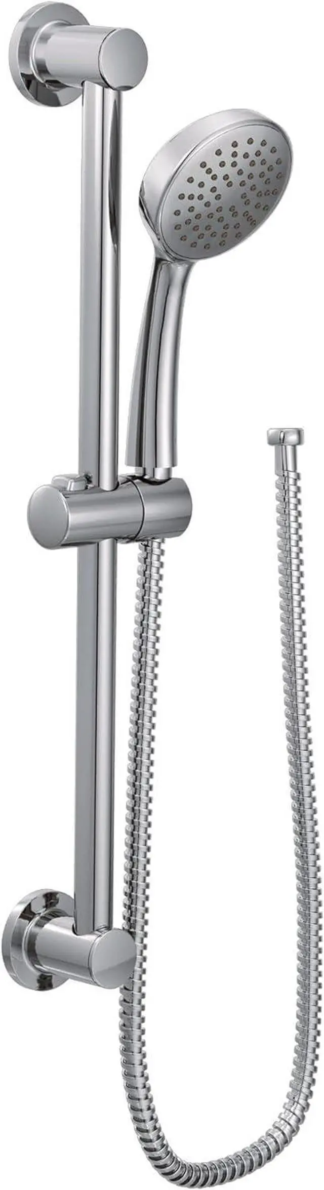 Main image of Moen Chrome Eco-Performance Handheld Shower with 24-Inch Slide Bar and 59-Inch Hose, 3868EP