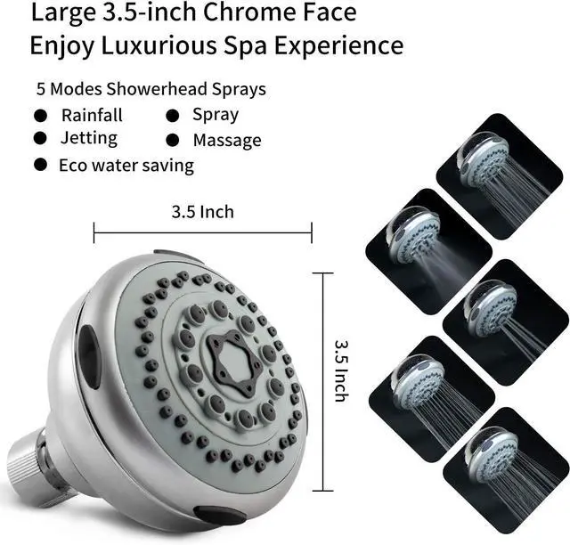 Alt view image 2 of 7 - miniwell Shower Filter 720-Plus with replaceable cartridges, shower head filter with Double Filters, remove 99% chlorine (Shower Filter w/Head)
