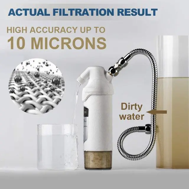 Alt view image 5 of 7 - miniwell Shower Filter 720-Plus with replaceable cartridges, shower head filter with Double Filters, remove 99% chlorine (Shower Filter w/Head)