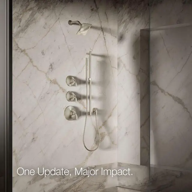 Alt view image 7 of 7 - Kohler 45215-G-BN Loure Showerhead, Brushed Nickel