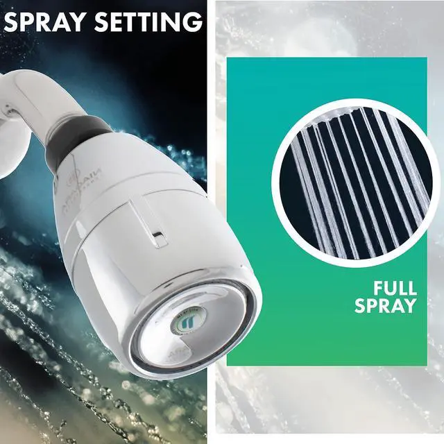 Alt view image 5 of 6 - Niagara Conservation N2610CH Bi-Max 1-Spray with 1.0-1.5 GPM 2.125-in. Wall Mount Adjustable Fixed Shower Head in Chrome, 1-Pack | Bathroom Shower Head Sprayer with Pressure Compensation