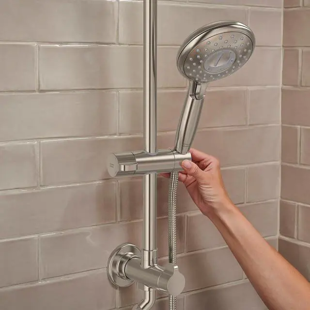 Alt view image 7 of 7 - American Standard 1029072950 Spectra Versa 24-Inch 4-Function Retrofit Shower System with Rain Showerhead, 1.8 GPM, Brushed Nickel