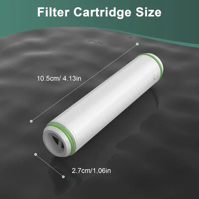 Alt view image 3 of 7 - Shower Filter for Handheld Shower Head, 2 Pack 18 Stage Replacement Filters for Hard Water Remove Chlorine and Harmful Substances
