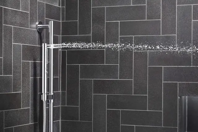 Alt view image 5 of 6 - KOHLER 21335-CP Shift + Round Two-Function Handshower, Handheld Showerhead with 2 Spray Settings, 2.5 GPM, Polished Chrome