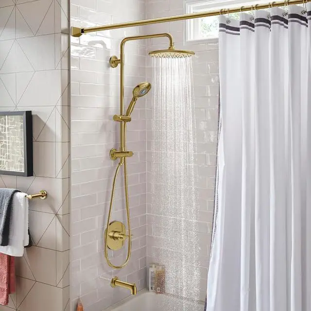 Alt view image 2 of 6 - American Standard 102907GN00 Spectra Versa 24-Inch 4-Function Retrofit Shower System, 1.8 GPM, Brushed Cool Sunrise