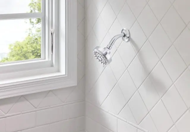 Alt view image 2 of 5 - Moen Ignite Chrome Five-function Shower Head With 2.5 GPM High-Pressure Spray, 20090