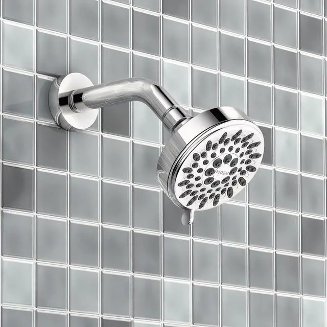 Alt view image 5 of 5 - Moen Ignite Chrome Five-function Shower Head With 2.5 GPM High-Pressure Spray, 20090