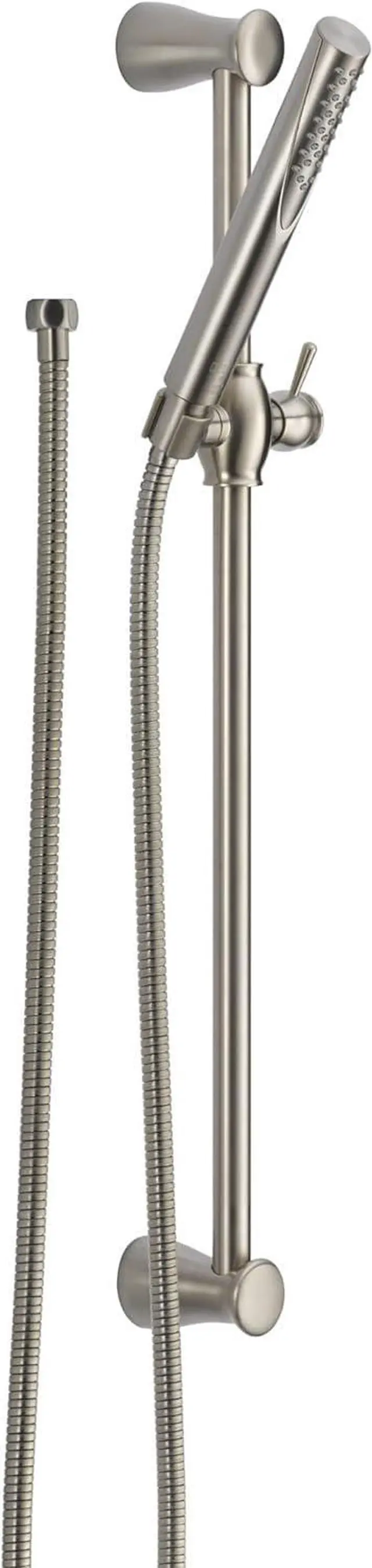 Main image of Delta Faucet Compel Slide Bar Hand Held Shower with Hose, Brushed Nickel Handheld Shower Head, Slide Bar Hand Shower, Brushed Nickel Handheld Shower, Detachable Shower Head, Stainless 57085-SS