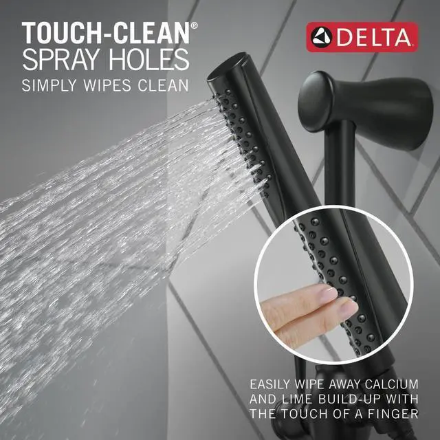 Alt view image 5 of 7 - Delta Faucet Compel Slide Bar Hand Held Shower with Hose, Brushed Nickel Handheld Shower Head, Slide Bar Hand Shower, Brushed Nickel Handheld Shower, Detachable Shower Head, Stainless 57085-SS