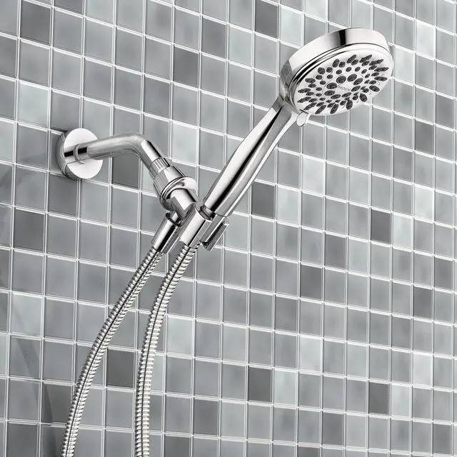 Alt view image 5 of 7 - Moen 20016 Ignite Dual Hand Held And Multi Function Shower Head Combo Package With Hose And Diverter, Chrome, 3.75"