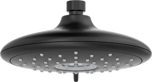 Alt view image 4 of 6 - American Standard 9038074.295 Spectra Fixed 4-Function Adjustable Shower Head 7-inch 1.8 GPM, Brushed Nickel