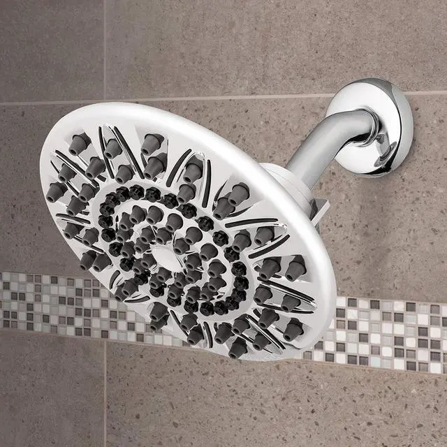 Alt view image 6 of 6 - Waterpik 7-Mode RainFall+ Rain Shower Head, Chrome, 1.8 GPM ASR-733E