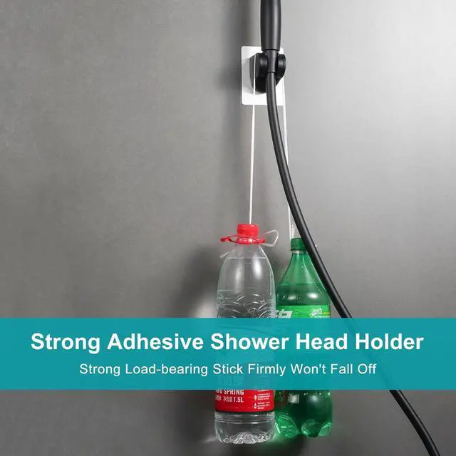 Alt view image 6 of 7 - RV Shower Head with Hose,5-mode High Pressure Shower Head with On Off Switch Water Saving for Camper, No Drilling Wall Mount Handheld Shower Holder and Adhesive Hose Guide Ring (Black)