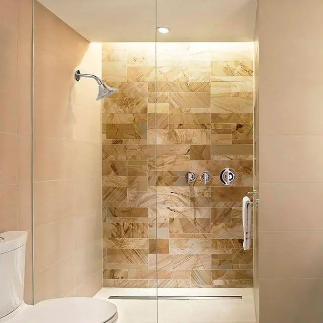 Alt view image 2 of 6 - BOPai Ultra-Luxury Brushed Nickel Shower Head, 7 Settings, 9.5 L/min Max Flow Rate, ABS Body, 5-Year Warranty