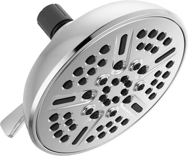 Main image of Delta Faucet 8-Spray Touch-Clean Chrome Shower Head, Delta Shower Heads, Showerhead, Shower Head Chrome, 1.75 GPM Water Flow, Chrome 75898C