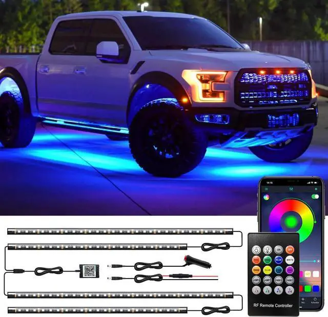 Main image of Underglow Kit for Car, Led Underglow Lights with App and Remote Control, 16 Million RGB Colors, 29 Preset Modes, Music & DIY Mode, Under Car Led Lights Exterior for SUVs, Trucks, DC 12V