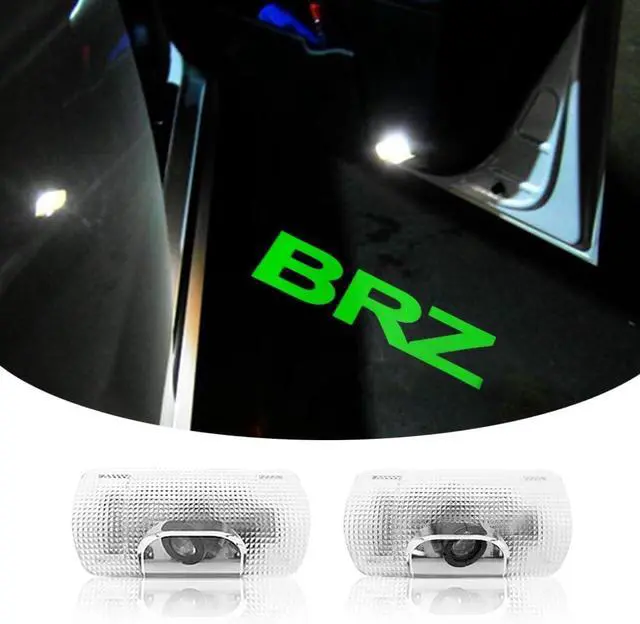 Alt view image 5 of 5 - 2 pcs Non-Fading LED Car Door Logo Lights Courtesy Projector Laser Welcome Light Ghost Shadow Puddle lamp Compatible for BRZ Accessories (BRZ-Green, ZD6 2012-2020)